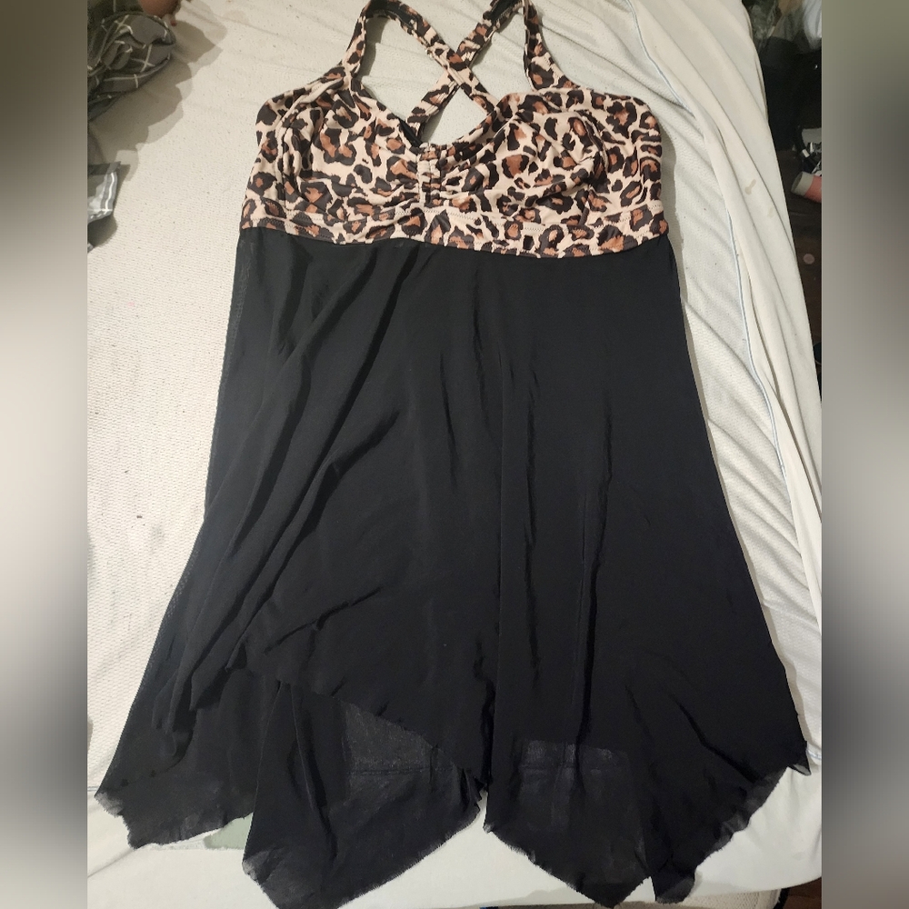 Leopard Print Tankini 20W